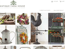 Tablet Screenshot of antiquefarmhouse.com